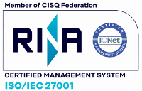 Сертификационен знак за ISO 27001